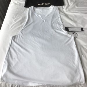 NWT White Tank Top With Bag